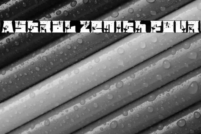 Astral Zenith Four 字体 examples