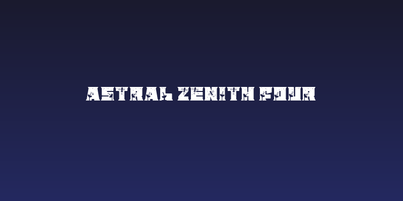 Astral Zenith Four Social Header