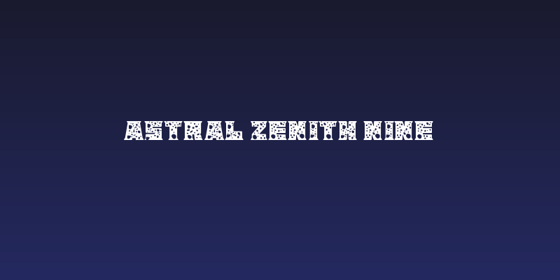 Astral Zenith Nine Social Header