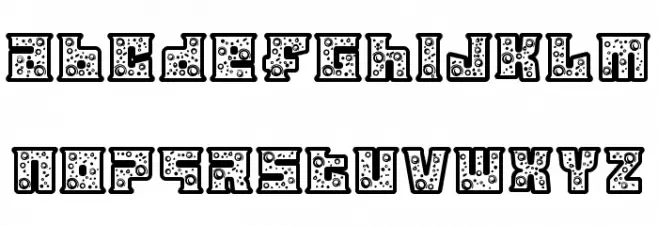 Astral Zenith Ten Schriftart Kleinbuchstaben