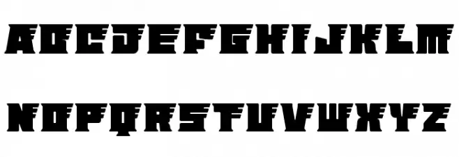 Astral Zenith Twelve Caratteri MAIUSCOLE