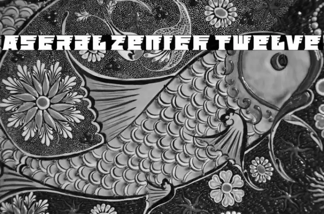 Astral Zenith Twelve フォント examples