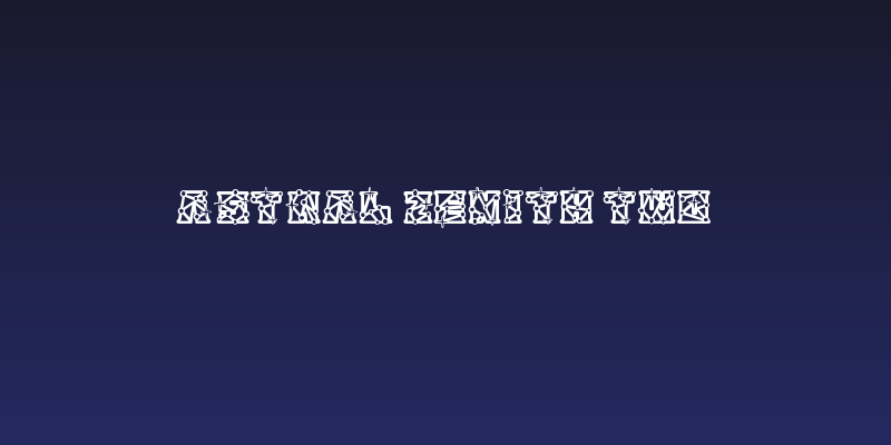 Astral Zenith Two Social Header