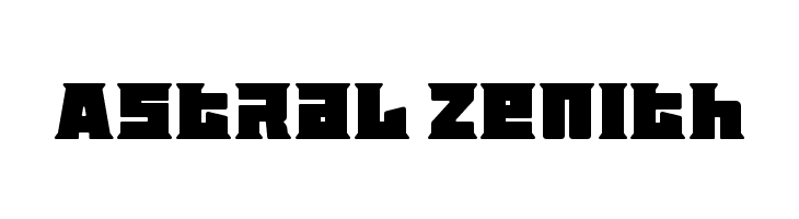 Astral Zenith  font caratteri gratis