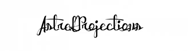 AstralProjections  नि: शुल्क फ़ॉन्ट्स डाउनलोड