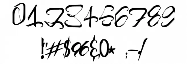 AstralProjections Font OTHER CHARS