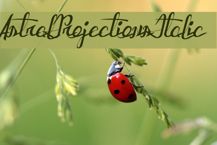 AstralProjectionsItalic Example 2