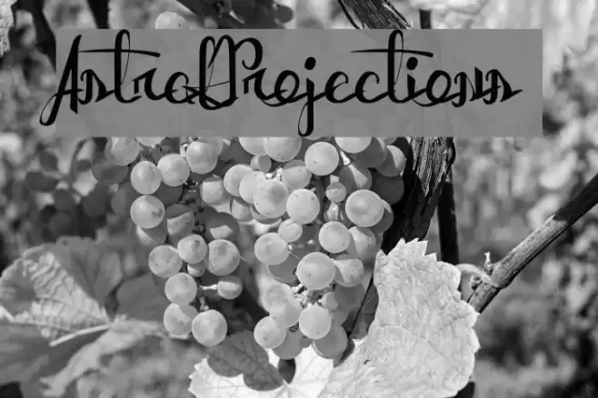 AstralProjections Font examples