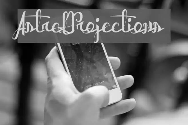 AstralProjections Font examples