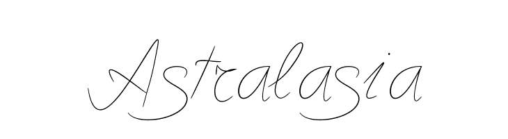 Astralasia Font