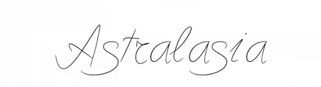 Astralasia  フリーフォントのダウンロード