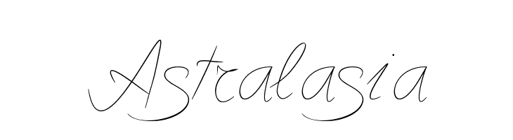 Astralasia  Frei Schriftart Herunterladen