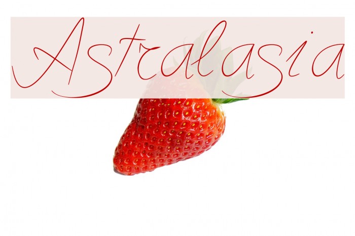 Astralasia Font examples