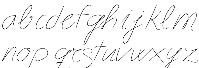 Astralasia Font LOWERCASE