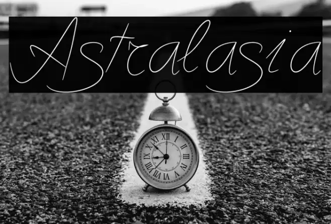 Astralasia Font examples