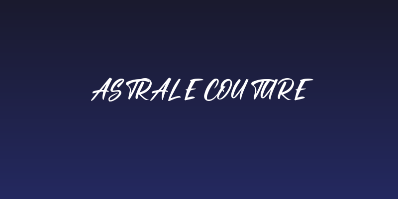 Astrale Couture Social Header