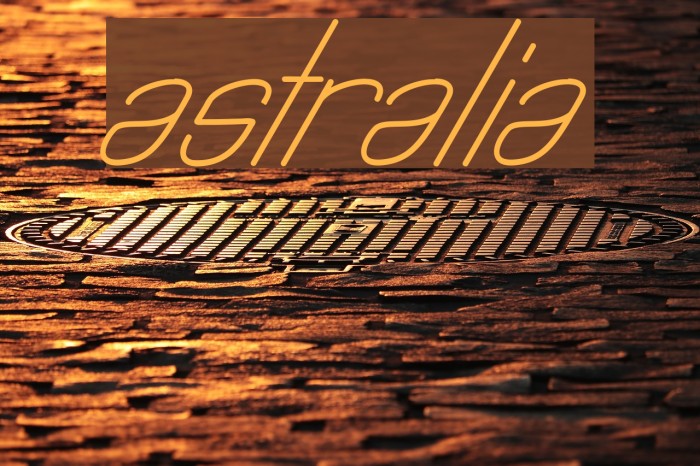 Astralia Font examples