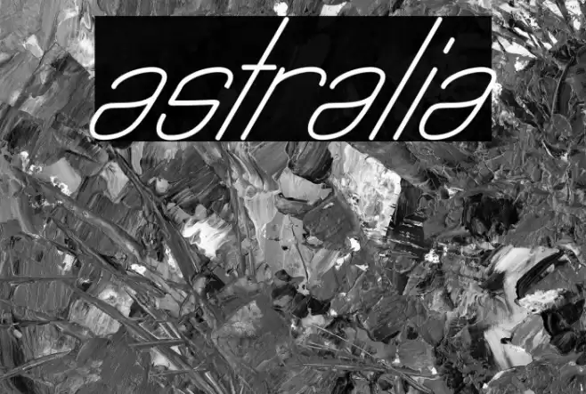 Astralia Font examples