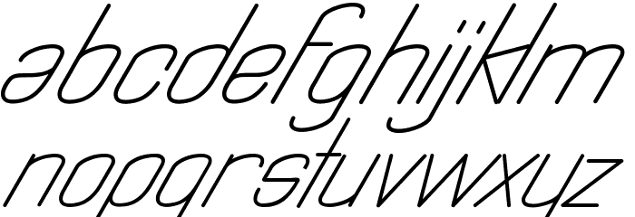 Astralia Font LOWERCASE
