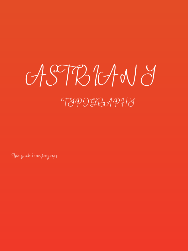 Astriany Poster