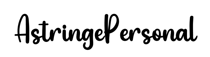 Astringe Personal  नि: शुल्क फ़ॉन्ट्स डाउनलोड