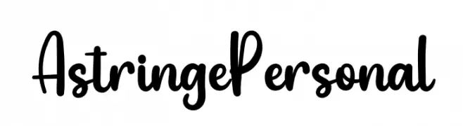 Astringe Personal  Fuentes Gratis Descargar