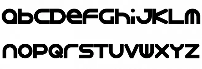 Astro-867 Schriftart Groß