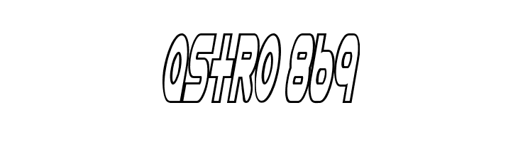Astro 869  font caratteri gratis