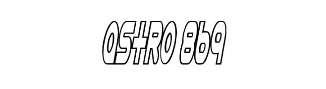 Astro 869  Fuentes Gratis Descargar