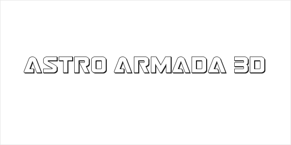 Astro Armada 3D Logo