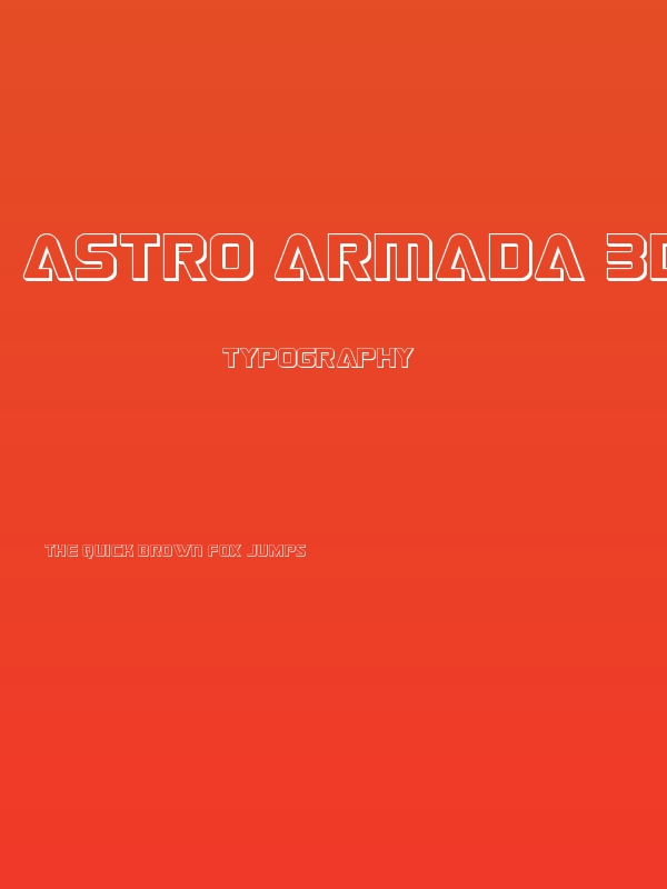 Astro Armada 3D Poster