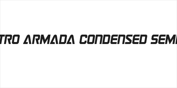 Astro Armada Condensed Semi-It Logo