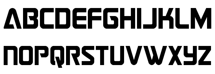 Astro Armada Condensed Font LOWERCASE