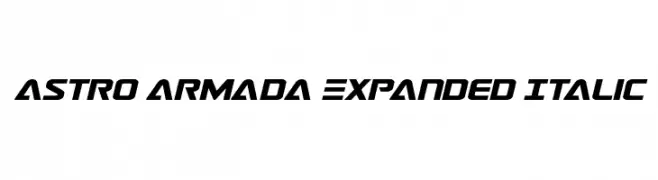 Astro Armada Expanded Italic  تنزيل الخطوط