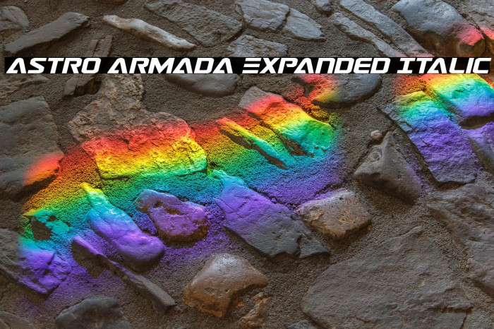 Astro Armada Expanded Italic Example 1