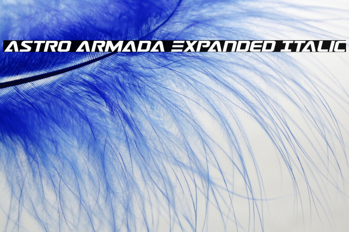 Astro Armada Expanded Italic Example 2