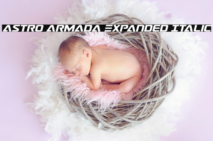 Astro Armada Expanded Italic Example 3