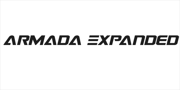 Astro Armada Expanded Italic Logo