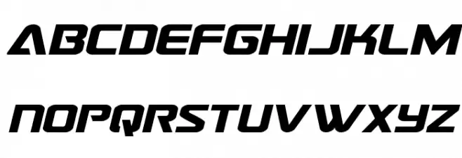 Astro Armada Expanded Italic Fonte MINÚSCULAS