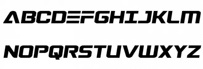 Astro Armada Expanded Semi-Ita Schriftart Groß