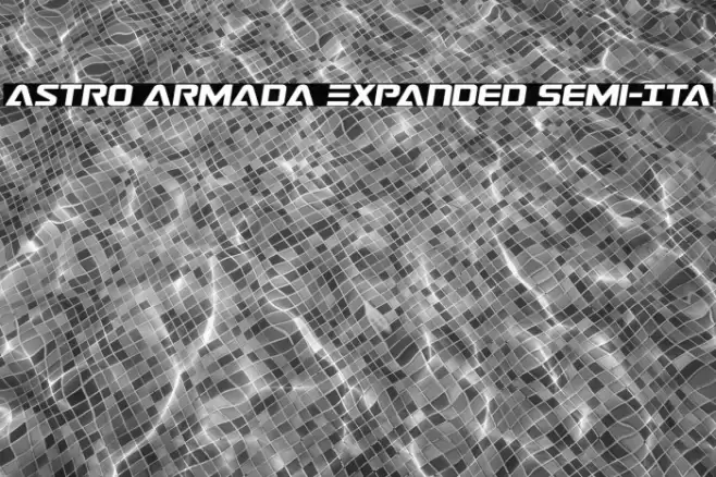 Astro Armada Expanded Semi-Ita Font examples