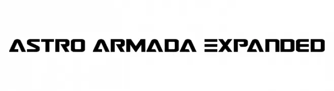 Astro Armada Expanded  les polices de caractères gratuit tlcharger