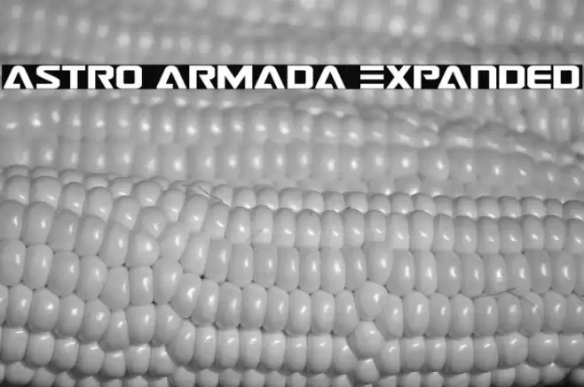 Astro Armada Expanded Font examples