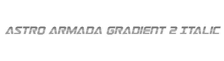 Astro Armada Gradient 2 Italic  Frei Schriftart Herunterladen