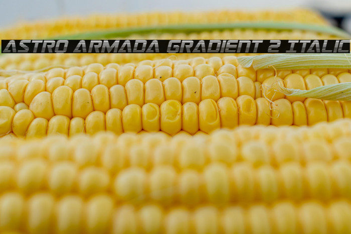 Astro Armada Gradient 2 Italic Example 2