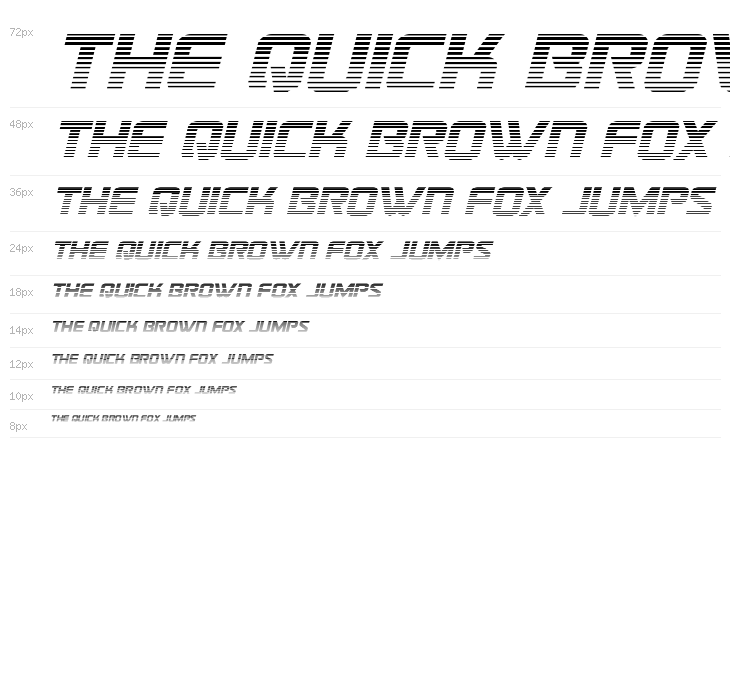 Astro Armada Gradient 2 Italic Waterfall