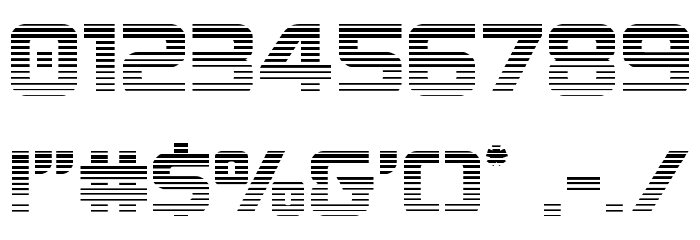 Astro Armada Gradient 2 Font OTHER CHARS