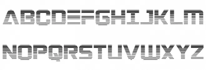 Astro Armada Gradient 2 フォント 大文字