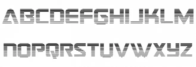 Astro Armada Gradient 2 Caratteri MINUSCOLO