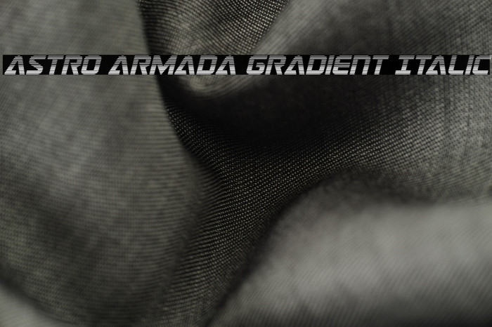Astro Armada Gradient Italic Example 2